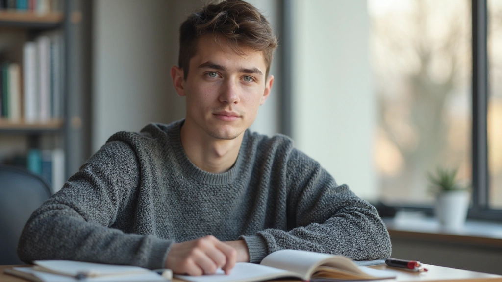 Портрет студента Бекзата из Караганды, улучшившего концентрацию внимания